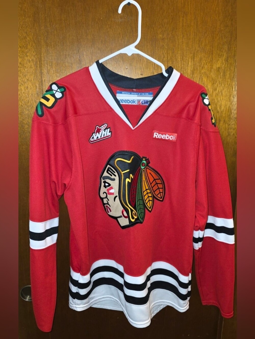 Portland Winterhawks WHL CHL Red Hockey Jersey Adult Size Medium